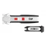 Taglierino Wedo 78 888 nero rosso argento lama a spezzare 50 mm larghezza 175 mm lunghezza