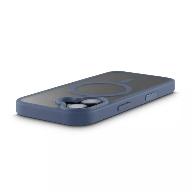 Hama Frame Protect 00232382 cover magnetica per Apple iPhone 17, trasparente/blu