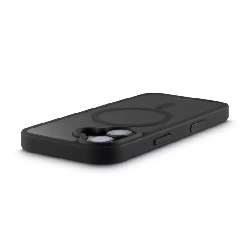 Hama Frame Protect 00232381 cover magnetica per Apple iPhone 17, trasparente/nera