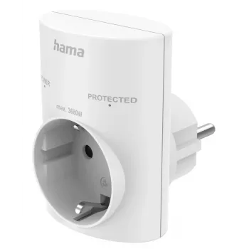 Hama 00223324 adattatore di corrente tipo F bianco