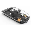 Hama WM-600 Multi-Device mouse, wireless RF + Bluetooth, piatto, 6 tasti, trasparente