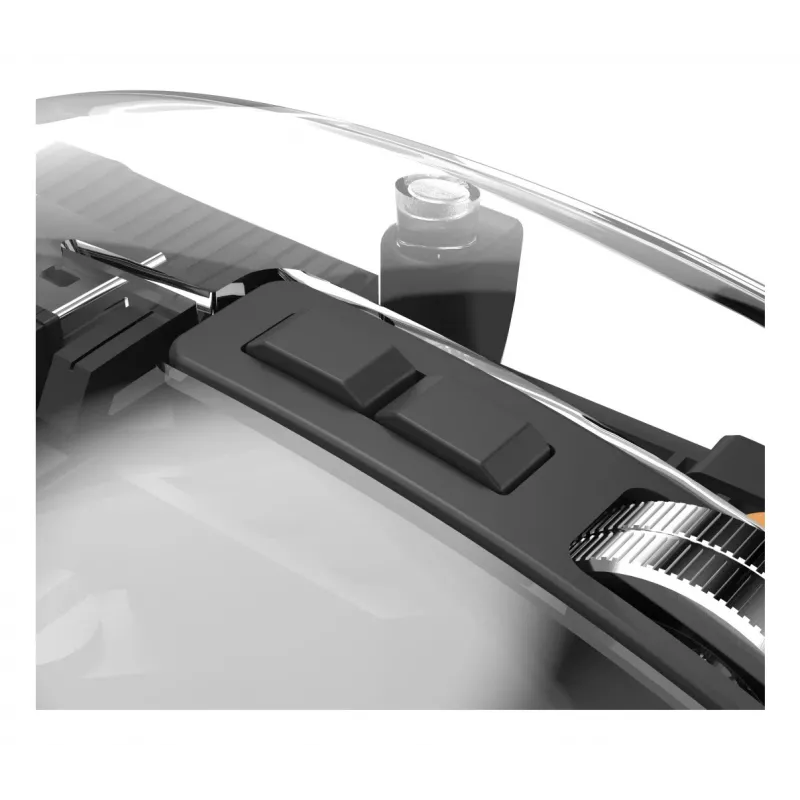 Hama WM-600 Multi-Device mouse, wireless RF + Bluetooth, piatto, 6 tasti, trasparente