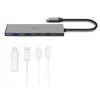 Hama 00200147 hub interfacce USB Type-C 10000 Mbit/s grigio