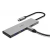 Hama 00200147 hub interfacce USB Type-C 10000 Mbit/s grigio