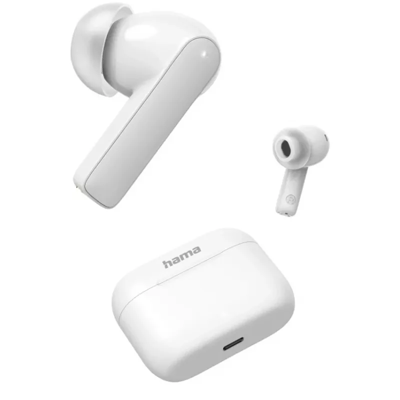 Hama Passion Clear II cuffie True Wireless Stereo (TWS) in-ear chiamate/musica Bluetooth bianco
