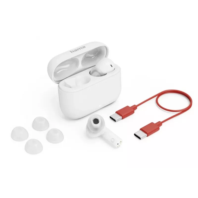 Hama Passion Clear II cuffie True Wireless Stereo (TWS) in-ear chiamate/musica Bluetooth bianco