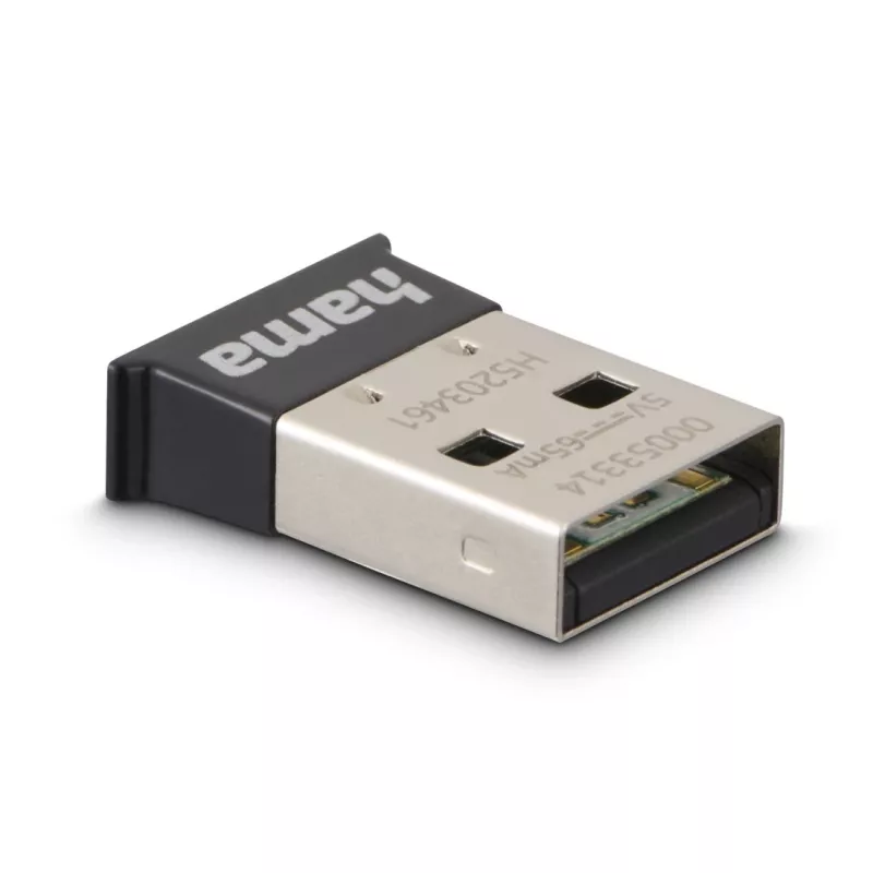 Scheda di rete Bluetooth Hama 00053314 3 Mbit/s USB con filo nero