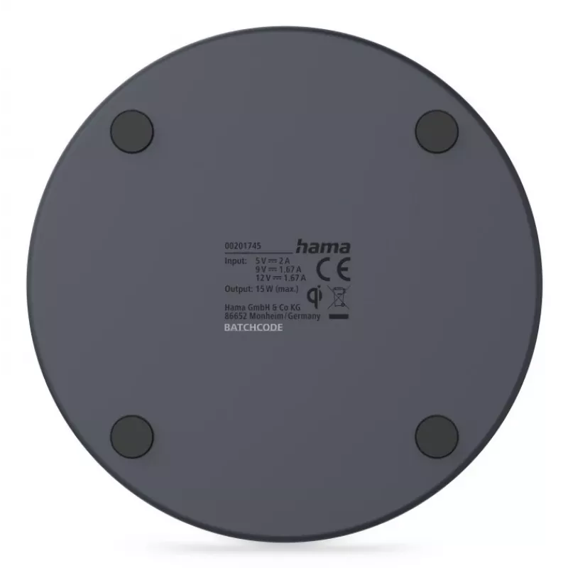 Hama 00201745 caricabatterie mobile per dispositivi smartphone USB ricarica wireless ricarica rapida uso interno