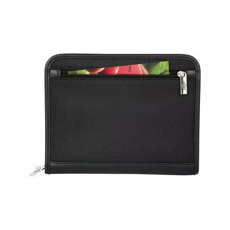Raccoglitore in pelle e nylon nero A5 WEDO 585101