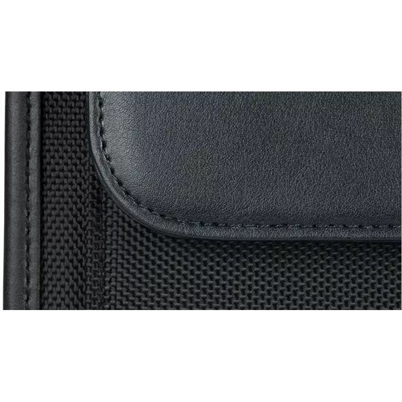 Raccoglitore in pelle e nylon nero A5 WEDO 585101