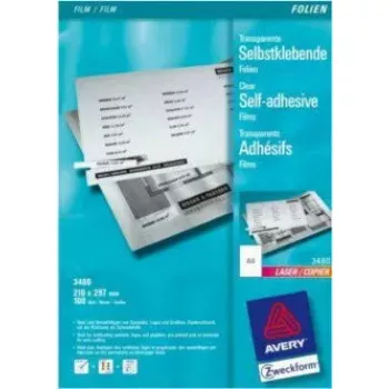 Pellicola per stampa 100 fogli AVERY 3480