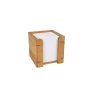 WEDO 61 707 scatola portanote in bambù con 900 fogli, 90 x 90 mm
