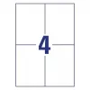 Etichette adesive rettangolari Avery 6124