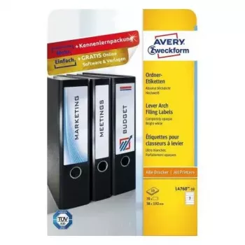 Etichette adesive Avery L4760-10 rettangolo arrotondato