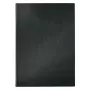 Sigel SM110 cartella menu A4, nera, plastica, con 2 buste doppie trasparenti