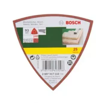 Bosch 2607017110 25 pz. foglio abrasivo