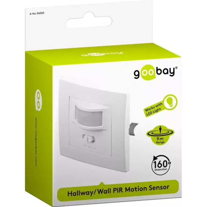 Sensore da parete Goobay bianco 96005