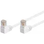 Cavo patch Goobay CAT 5e 2x 90° angolare U/UTP bianco 10 m