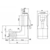 Cavo patch Goobay CAT 5e 2x 90° angolare U/UTP nero 3 m