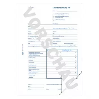 Registro amministrativo Avery 506 blu bianco