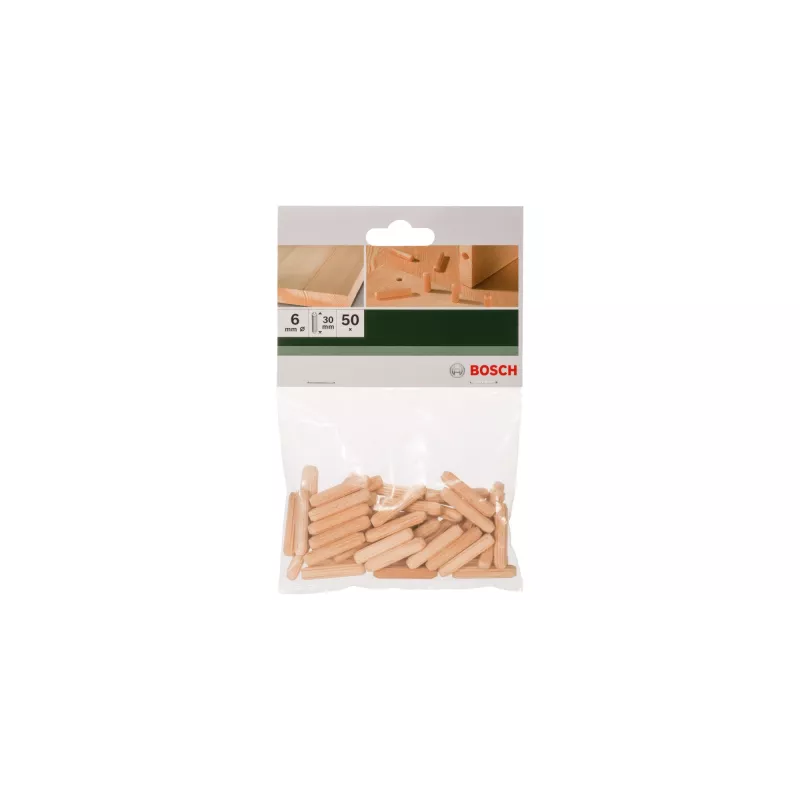 Bosch 2 609 255 309 tassello 50 pz. legno rotondo