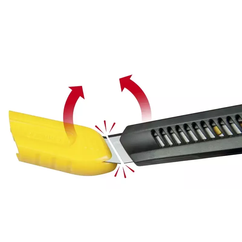 Taglierino Stanley 0-10-150 nero giallo lama a spezzare