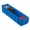 Scatola portaminuteria Allit 456540 polipropilene blu 91x400x81 mm