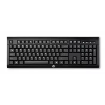 Tastiera wireless HP K2500, full-size (100%), wireless, RF Wireless, nero