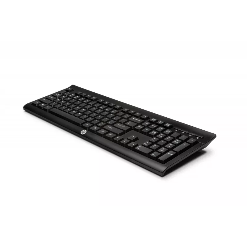 Tastiera wireless HP K2500, full-size (100%), wireless, RF Wireless, nero