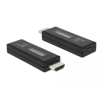 Delock 63327 tester HDMI per informazioni EDID con display OLED a 2 righe