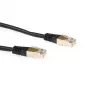 ACT nero 2 m cavo patch F/UTP CAT5E con connettori RJ45