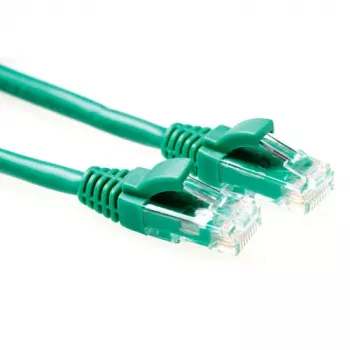 ACT verde 7 metri cavo patch U/UTP CAT5E, qualità dei componenti, con connettori RJ45