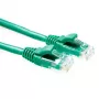 ACT verde 10 metri cavo patch U/UTP CAT5E a livello di componenti con connettori RJ45
