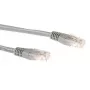 ACT grigio 0,25 metri LSZH U/UTP CAT6A cavo patch con connettori RJ45