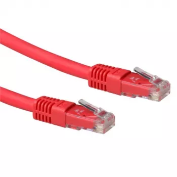 ACT rosso 1 metro LSZH U/UTP CAT6A cavo patch con connettori RJ45