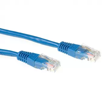 ACT blu 2 metri LSZH U/UTP CAT6A cavo patch con connettori RJ45