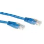 ACT blu 3 metri LSZH U/UTP CAT6A cavo patch con connettori RJ45