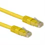 ACT giallo 5 metri LSZH U/UTP CAT6A cavo patch con connettori RJ45