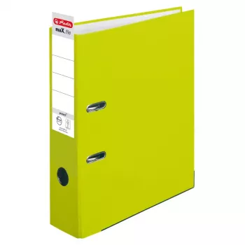 Herlitz maX.file raccoglitore ad anelli A4 verde polipropilene FSC