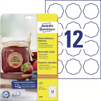 Etichetta per stampante adesiva Avery 5085