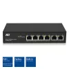 ACT switch di rete a 6 porte, 10/100 Mbit/s, 4x porte PoE+ (30 W)