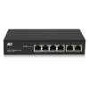 ACT switch di rete a 6 porte, 10/100 Mbit/s, 4x porte PoE+ (30 W)