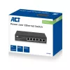 ACT switch di rete a 6 porte, 10/100 Mbit/s, 4x porte PoE+ (30 W)