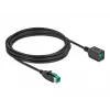 Prolunga USB con alimentazione DeLOCK 85983 12 V 4 m nero