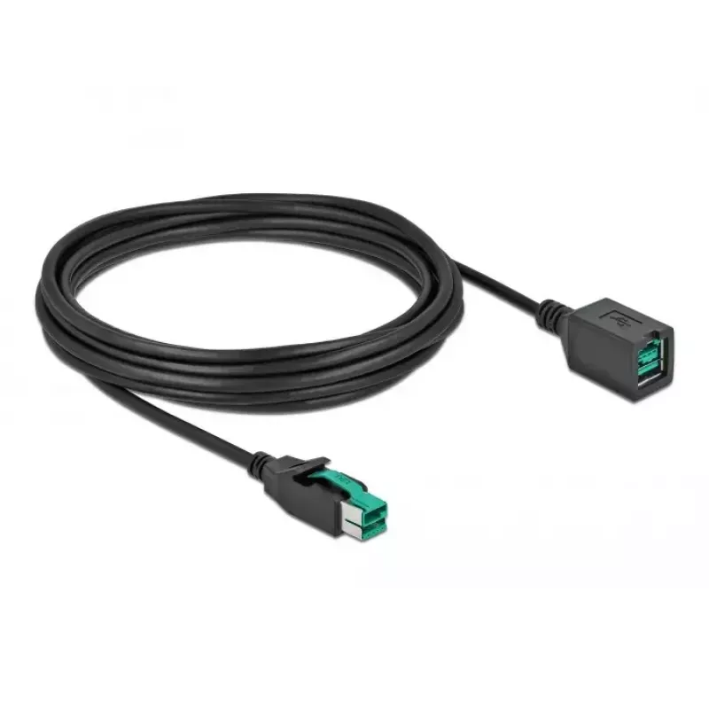 Prolunga USB attiva DeLOCK 85984 12V 5m nero