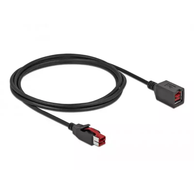 Prolunga USB attiva DeLOCK 85986 24 V 2 m nero