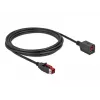 Prolunga USB con alimentazione DeLOCK 85987 24 V 3 m nero