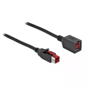 Prolunga USB con alimentazione DeLOCK 85987 24 V 3 m nero