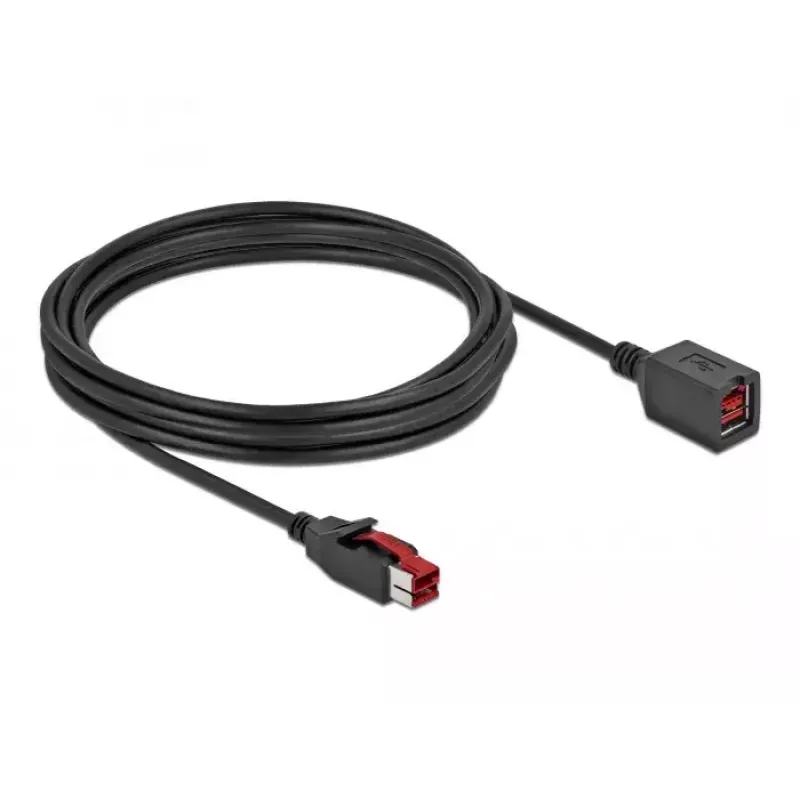 Prolunga USB attiva DeLOCK 85988 24 V 4 m nero