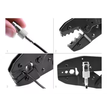 Delock 90533 Ratchet V inserto di crimpatura per pinze crimpatrici 90295/90296/90527/90528